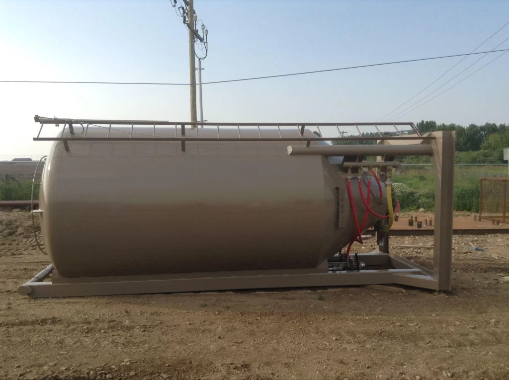 8 ft x 20 ft Storage Silo - Bulk Solids Storage - Barite